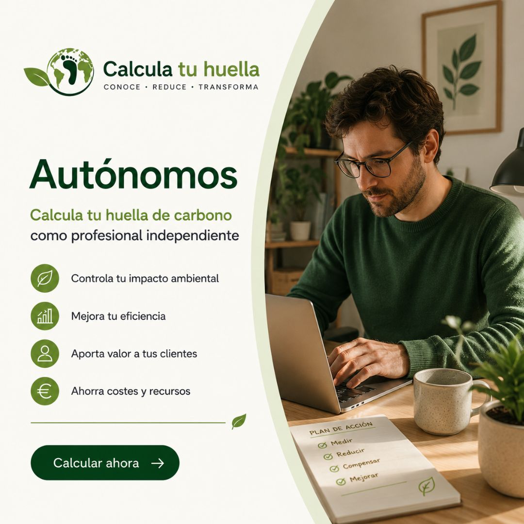 Calculadora huella de carbono para autónomos